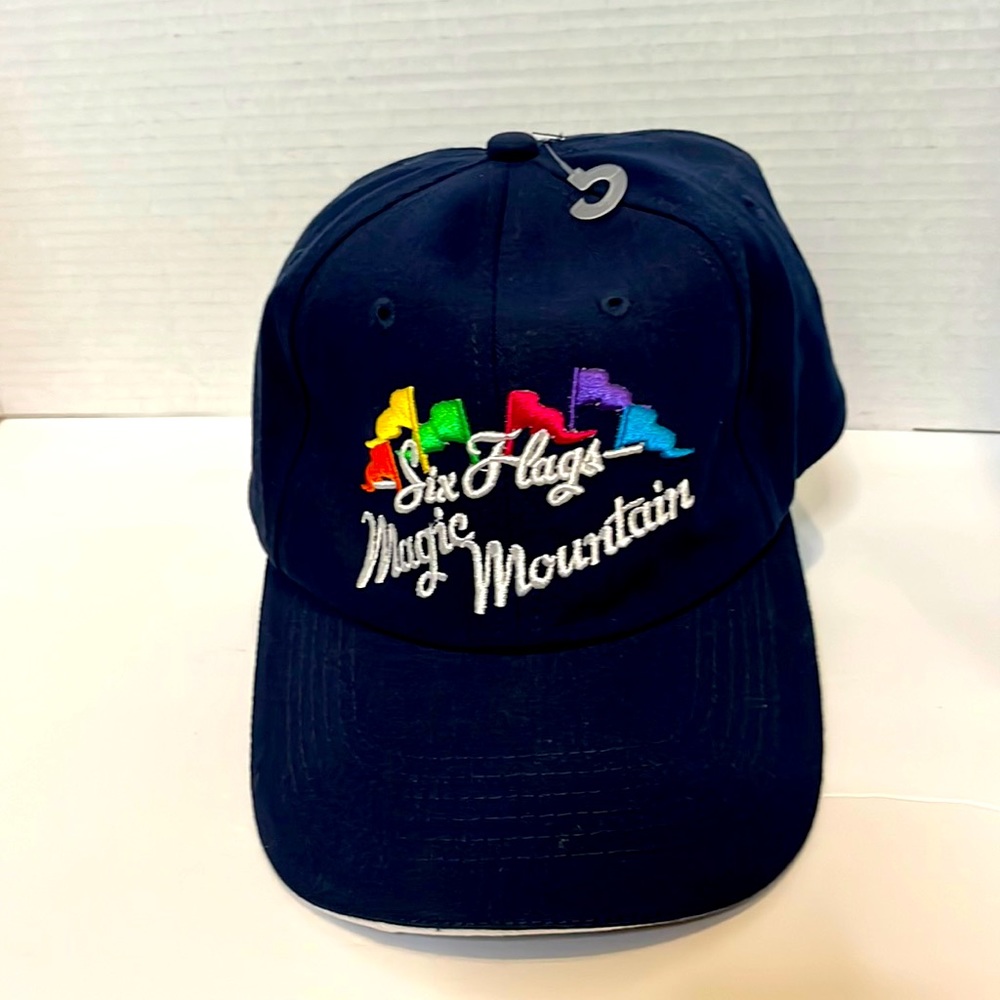 Six Flags Cap Navy Blue